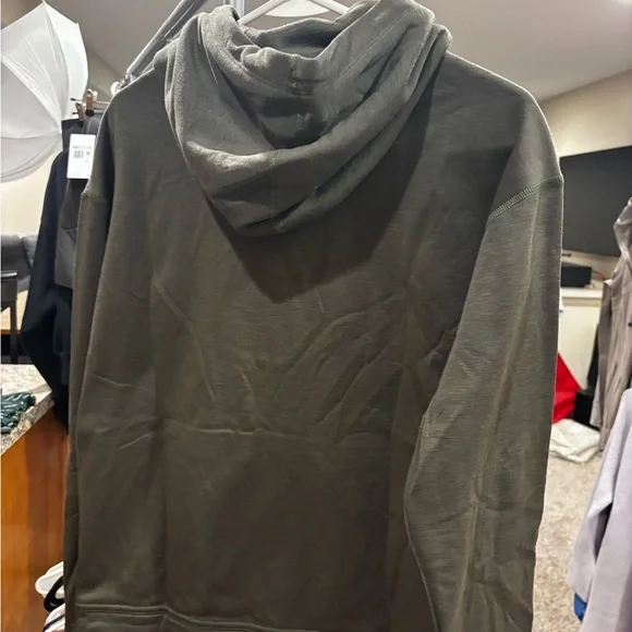 NWT!!! NOBULL Women’s High Neck Hoodie in Army Green - Picture 2 of 5